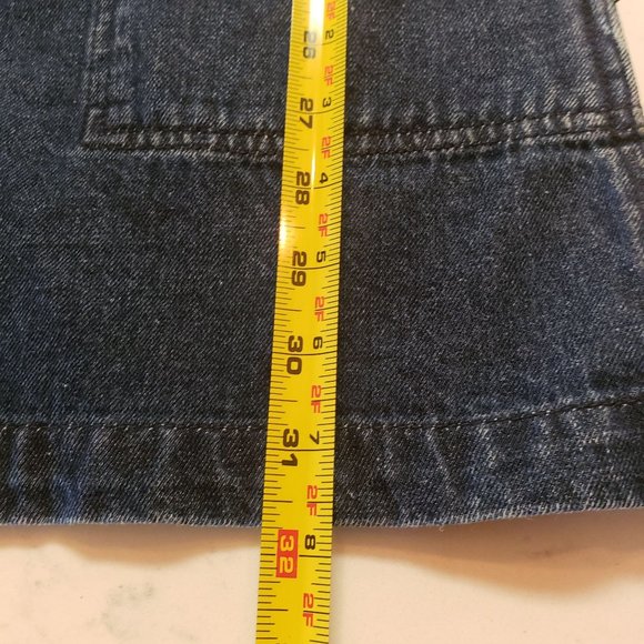 Denim Dress size Medium pockets blue - Picture 6 of 12